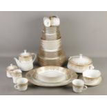 A quantity of Noritake dinner/teawares in the Lecerne design. Includes teapot, tureen, milk jug,
