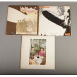Three Led Zeppelin LP's including Presence, Led Zeppelin I & II