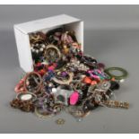 A large quantity of costume jewellery