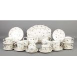 A collection of Villeroy & Boch table ceramics in the Petite Fleur pattern. To include teapot,