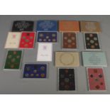 Eight 'The Coinage of Great Britain and Northern Ireland' coin packs. Includes 1979, 1978, 1981,