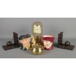 A quantity of collectables, to include Royal Doulton character jugs 'Pearly King' and 'The