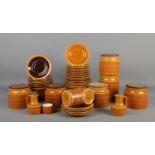 A quantity of Hornsea ceramics, in the Saffron and Bronte patterns. To include tea and sugar jars,