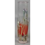 An Atelier Beranek Czech art glass vase. (25cm)