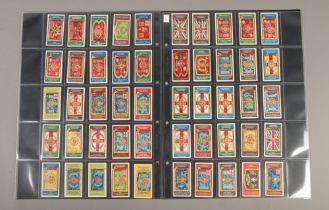 Gallaher's cigarette cards, Regimental Colours & Standards, complete set 151-200, 50/50. Good/Very