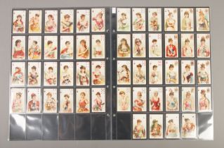 BAT British American Tobacco cigarette cards, Beauties Playing Cards Inset, complete set. Good, Some