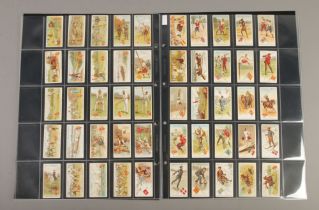Will's cigarette cards, Sports of all Nations, complete set 50/50 Good, Some Fair Examples