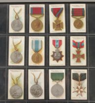 Taddy, British Medals & Decorations, part set, 12 cards. Good, Some Fair Examples.