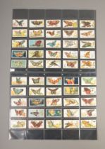 Player's cigarette cards, Butterflies (Girls), complete set 50/50 Good/Very Good, Some Fair