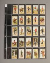 Godfrey Phillip & Sons cigarette cards, Types of British Soldiers, complete set 25/25. Good, Some