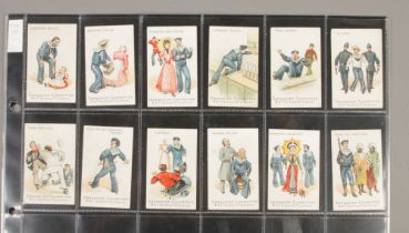 W & F Faulkner Grenadier cigarette cards, Nautical Terms 2nd series, complete set 12/12. Good/Very