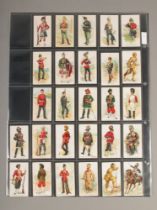 The American Tobacco Co cigarette cards, Military Uniforms complete set 27/27. Good/Very Good