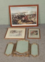 A collection of prints to include Sir William Russell Flint (1880-1969) 'The Rope Makers of Aragon',