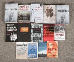 A quantity of books relating to the Holocaust, to include David Cesarani, David Olusoga, Casper W.