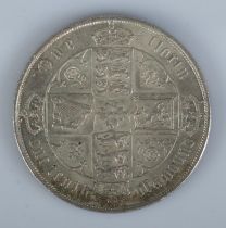 A Victorian Gothic Florin, dated 1879.