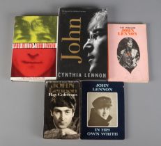 Five John Lennon books. Includes In His Own Write (reprint), The Penguin book, Fenton Bresler Who