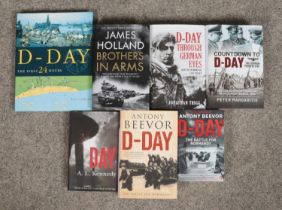 A collection of D-Day reference, fiction and non-fiction books. To include authors Peter Margaritis,