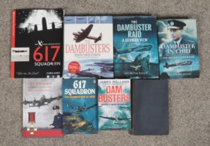 A collection of books focusing on the 617 squadron and The Dambusters. To include 1954 edition of '