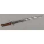 A British 1907 pattern bayonet with 42cm fullered blade. CANNOT POST OVERSEAS No scabbard.