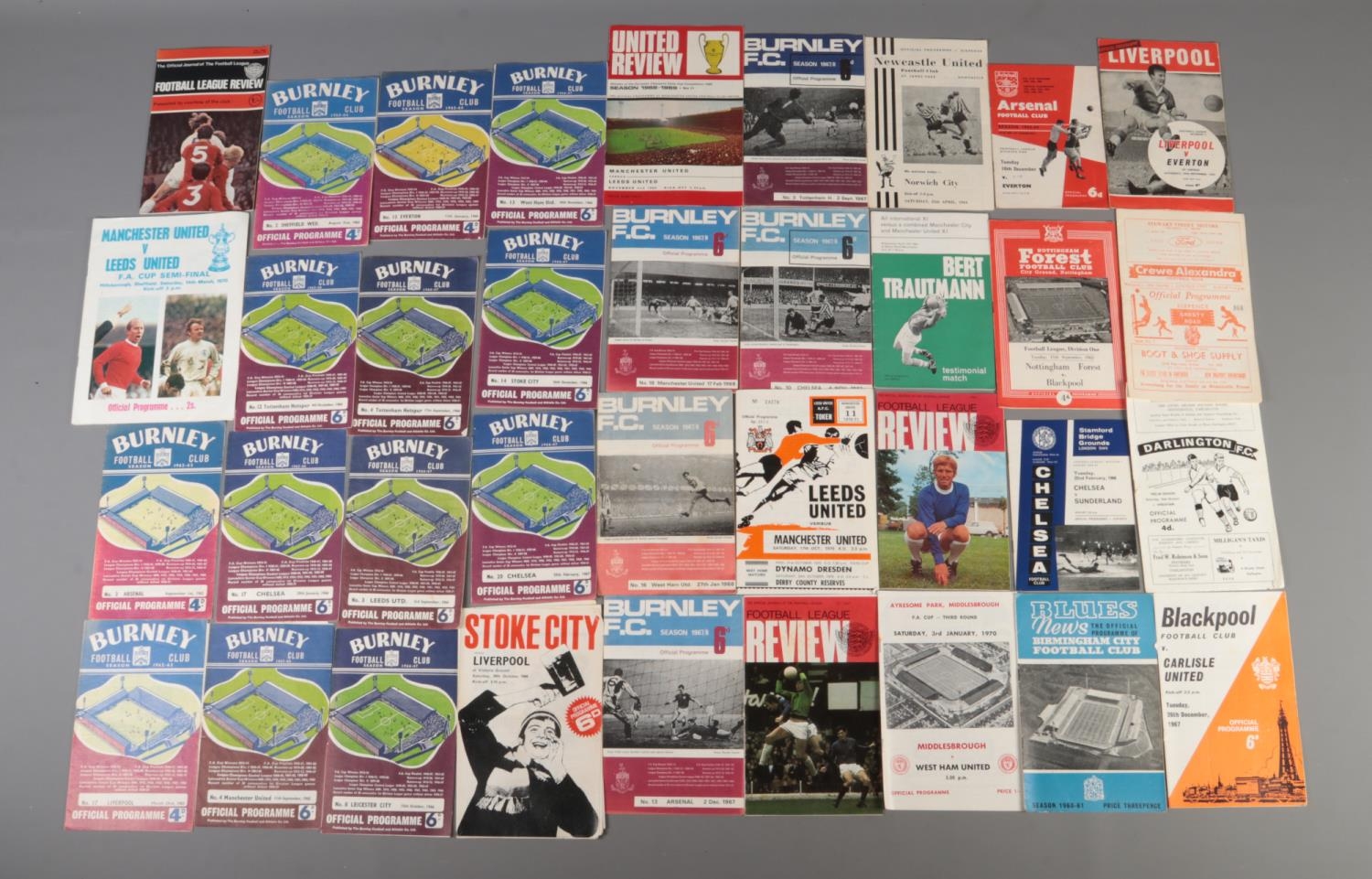 A good collection of mainly 1960s football match programmes and Football League Review magazines. To - Image 2 of 3