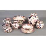 Mason's Mandalay ceramics including ginger jars and jugs.