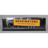 Corgi Model Truck Issue comprising No.75202 ERF Curtainside in the livery of Boddingtons.