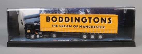 Corgi Model Truck Issue comprising No.75202 ERF Curtainside in the livery of Boddingtons.