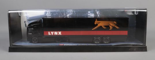 Corgi 1/50 Diecast Truck Issue comprising No. 75001 ERF EC Box Trailer in the livery of Lynx