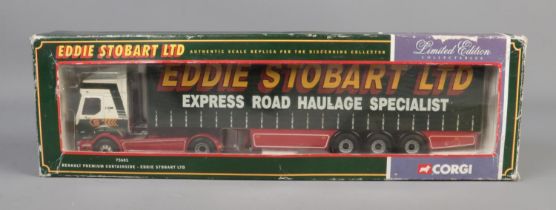 Corgi Renault Premium Curtainside - Eddie Stobart Ltd - 75601