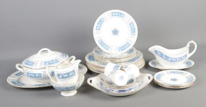 A quantity of Coalport ceramics, mostly in the 'Revelry' pattern. To include lidded tureen,