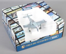 A boxed Franklin Mint Precision Models Armour Collection diecast model aircraft. B11E064