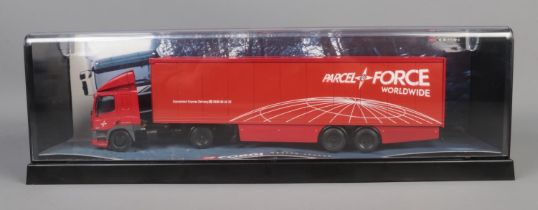 Corgi No. 75501 1/50 scale Leyland DAF 85 Box Trailer. Parcel Force Worldwide.