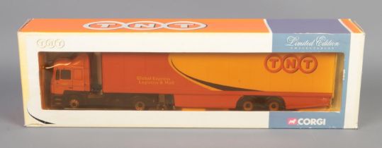 Corgi 1/50 Diecast Truck Issue Comprising 75701 MAN Box Trailer in livery of TNT.