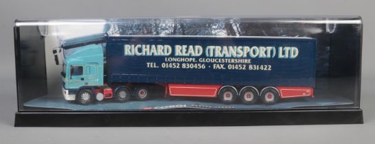 Corgi 1/50 Diecast Truck Issue comprising No.75203 ERF Curtainside in the livery of Richard Read.