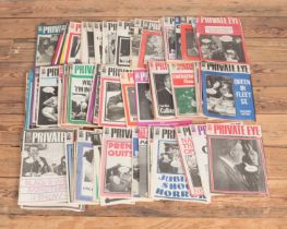 A good collection of 1970's Private Eye magazines running from issue 308 to 437.