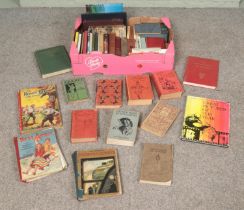 A Box of old books including The New House At Kingsmead, From Log Cabin To White House, The