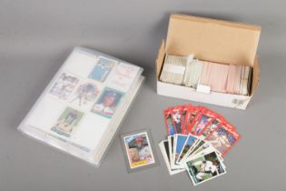 A large quantity of Topps, Ziploc, Draft Picks & Donruss 90 baseball cards mostly 1992 or earlier.