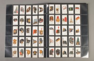 Five sets of complete cigarette cards including Player's Military Head-Dress (50), Game Birds and