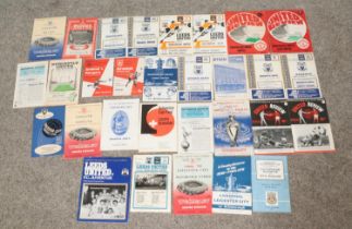 A collection of mostly 1960's/1970's football programmes to include 1960 Swiss Cup Final, European