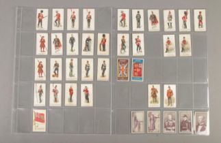 Gallaher cigarette cards, odds from Types of the British Army, Regimental colours & Standards, South
