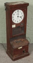 A National Time Recorder Co Ltd clocking in clock. Converted to electric.