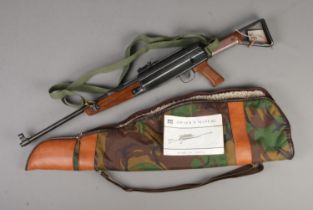 A Xi Feng Chinese air rifle model XS-B3 (B3-1) with folding stock with side lever action. CANNOT