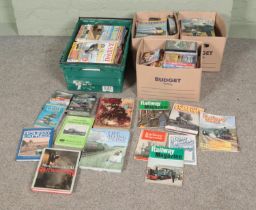 A good collection of assorted railway magazines and books to include Great Railway Photographs by