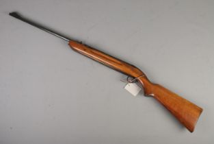 A BSA Airsporter MK1 .22 caliber underlever air rifle. Cocks and fires. CANNOT POST.