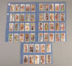 Wills' Cigarettes; Historic Events Cigarette Cards. Complete set, 50/50. Fair mostly Good.