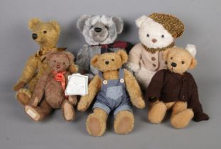 A collection of assorted teddy bears to include Teddy Bears by Mark Egan, Clemens, etc.