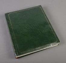 A scrap book album filled with Victorian and late scraps including military figures, Victoria