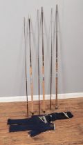 Two Hardy Richard Walker Carp two piece fishing rods. Both 10' examples in original storage bags.
