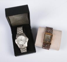 A boxed men's Aviatime wristwatch along with ladies Seksy example.