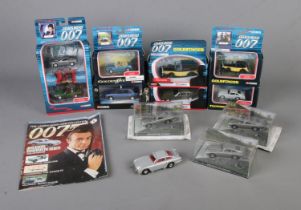 A collection of James Bond 007 diecast vehicles, mostly Corgi, to include Goldfinger, Die Another